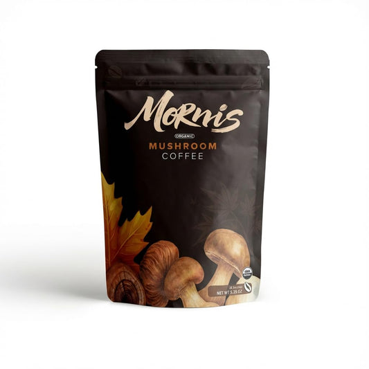 Mornis Mushroom Coffee – Premium Organic Mushroom Coffee Blend with Adaptogens for Focus, Energy & Immunity