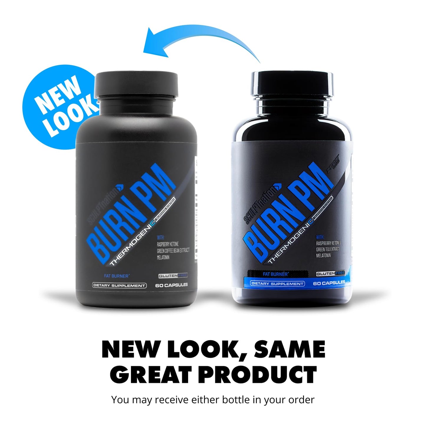 Sculpt Nation by V Shred Burn Thermogenic Fat Burner for Men & Women - Daytime Fat Burner Metabolism Booster - Premium Capsimax Cayenne Pepper, Chromax, Patented Ingredients - 60 Natural Veggie Pills
