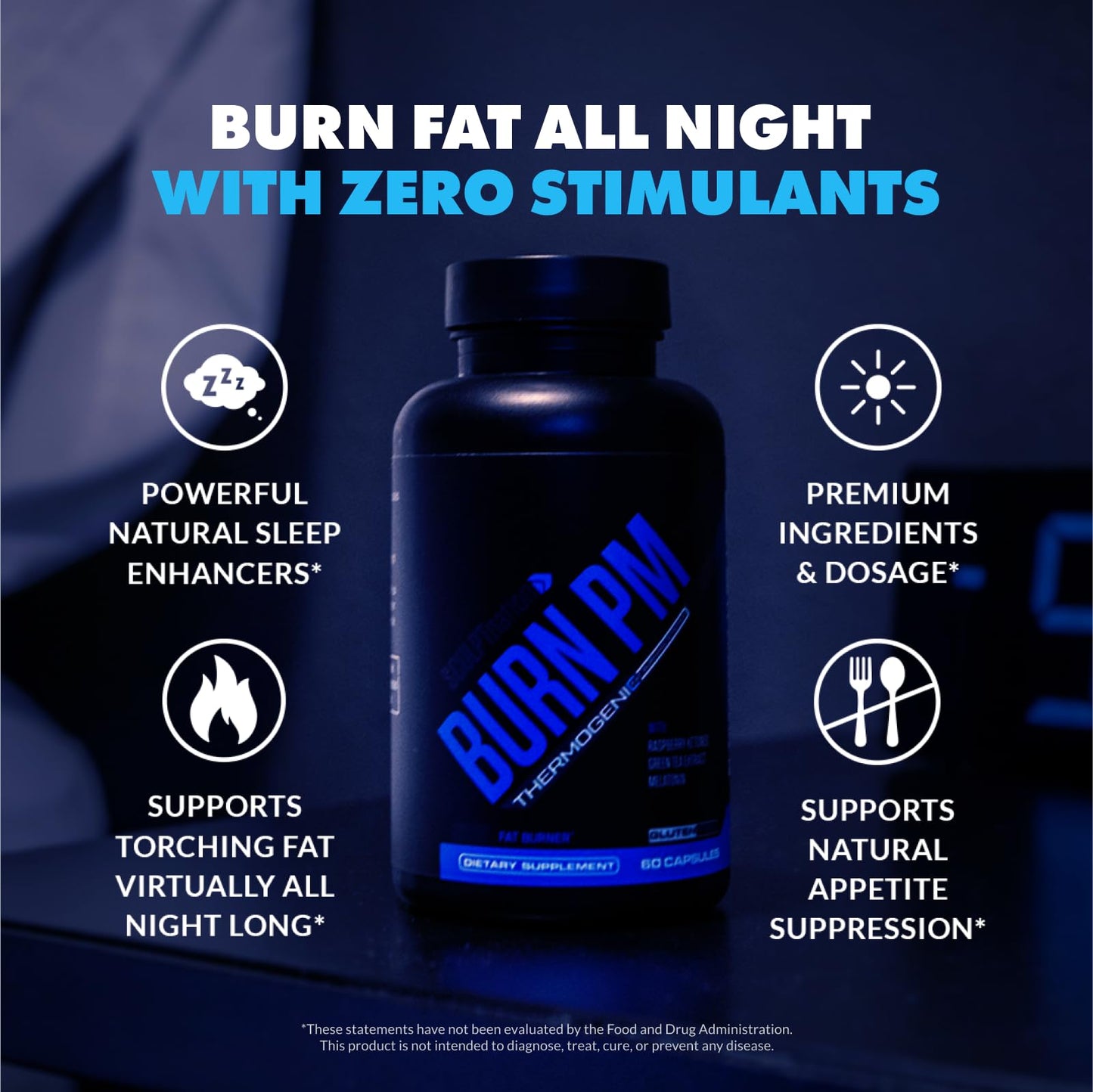 Sculpt Nation by V Shred Burn Thermogenic Fat Burner for Men & Women - Daytime Fat Burner Metabolism Booster - Premium Capsimax Cayenne Pepper, Chromax, Patented Ingredients - 60 Natural Veggie Pills