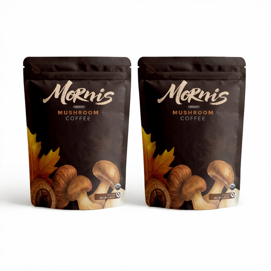 Mornis Mushroom Coffee – Premium Organic Mushroom Coffee Blend with Adaptogens for Focus, Energy & Immunity