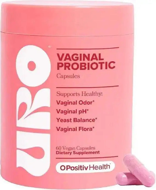 URO Women Probiotics Capsules for Women pH Balance with Prebiotics & Lactobacillus Probiotic Blend - Women's Vaginal Health Supplement - Promote Healthy Vaginal Odor & Vaginal Flora, 60 Count (Pack of 2) - Jia Sales